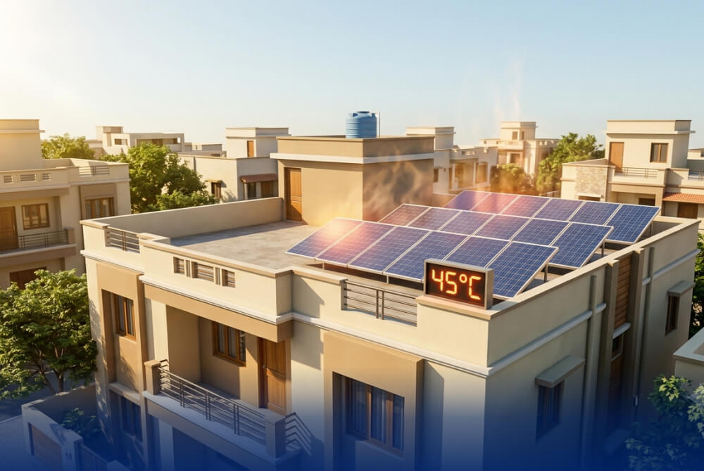 How Solar Panel Temperature Coefficients Affect Power Output During Summer